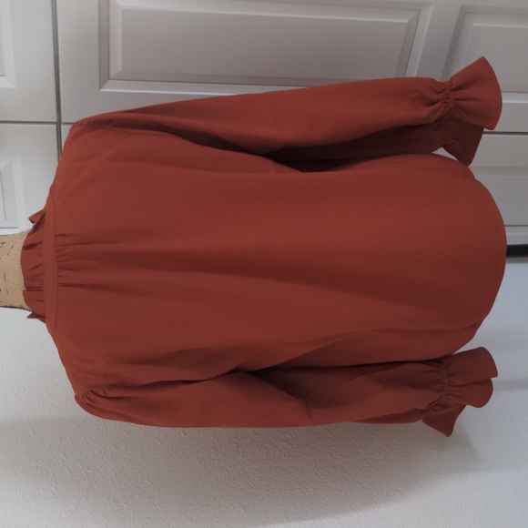 NWT JCrew Gathered Ruffle Drapey Blouse - Picture 6 of 9